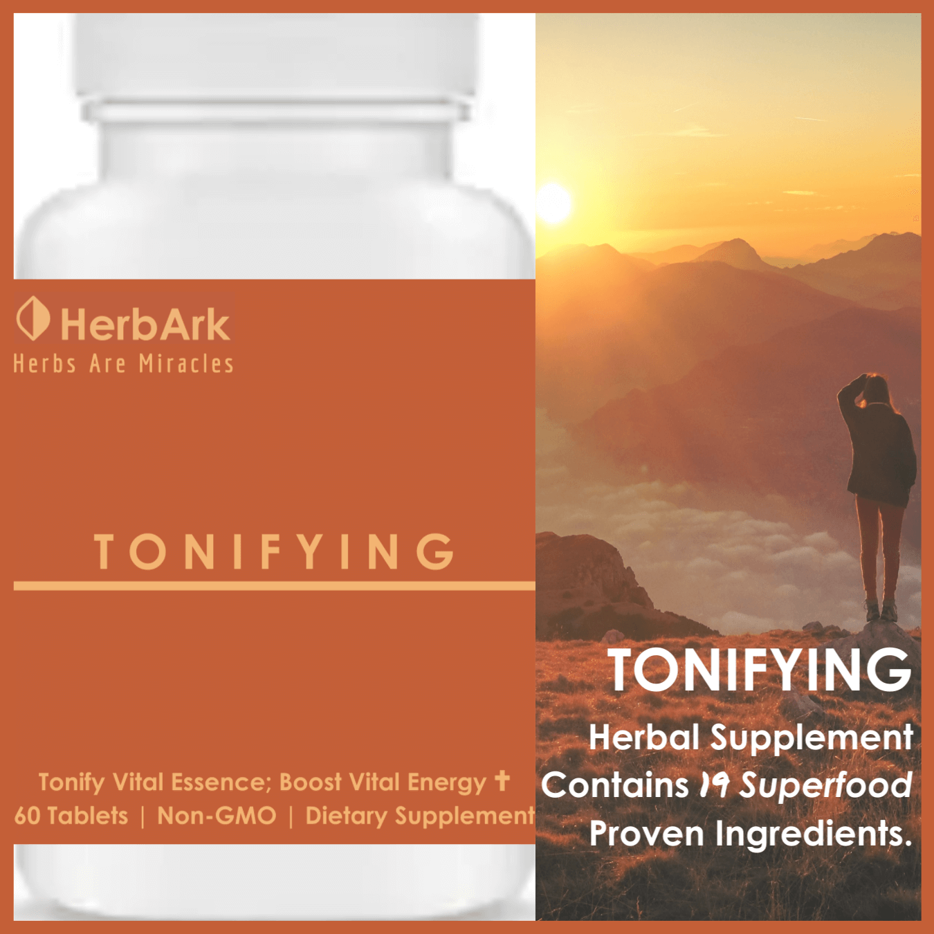 TONIFYING Herbal Supplement | Tonify Vital Essence; Reduce Hot Flashes, Night Sweat; Support Menopause